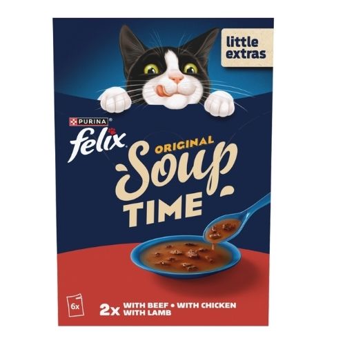 FELIX SOUP FARM MIXED SELECTION POUCHES 6PK 48G