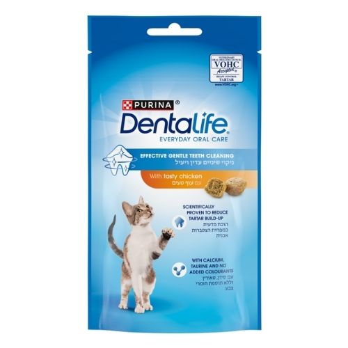 DENTALIFE CHICKEN DENTAL CAT TREATS 40G