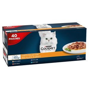 GOURMET PERLE CHEF'S COLLECTION IN GRAVY 40X 85G