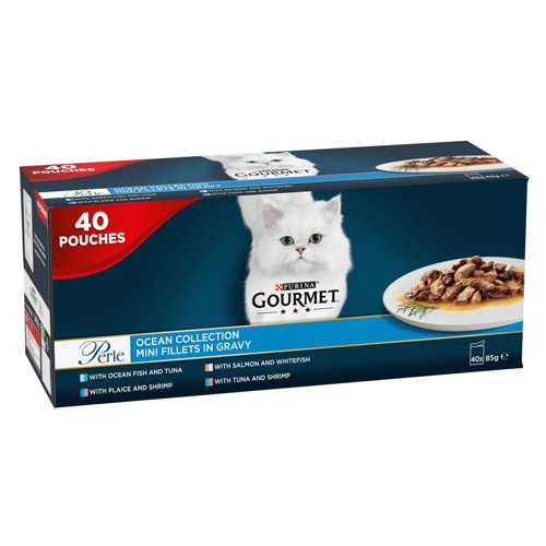 GOURMET PERLE CHEF'S OCEAN COLLECTION IN GRAVY 40X 85G