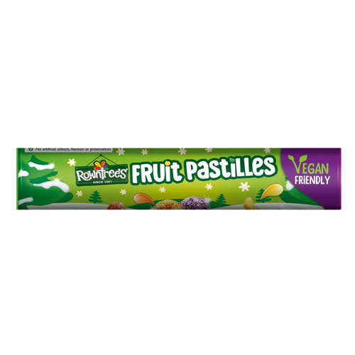 ROWNTREES FRUIT PASTILLES GIANT TUBE 115G-XMAS