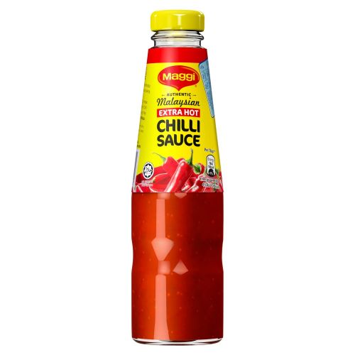 MAGGI AUTHENTIC MALAYSIAN EXTRA HOT CHILLI SAUCE DIPPING & COOKING SAUCE 320G