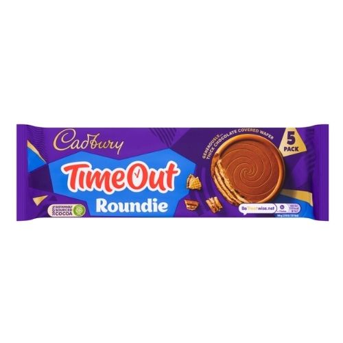 CADBURY TIMEOUT 5 ROUNDIE 150G