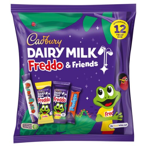 CADBURY DAIRY MILK FREDDO & FRIENDS TREATSIZE CHOCOLATE BAG 191G