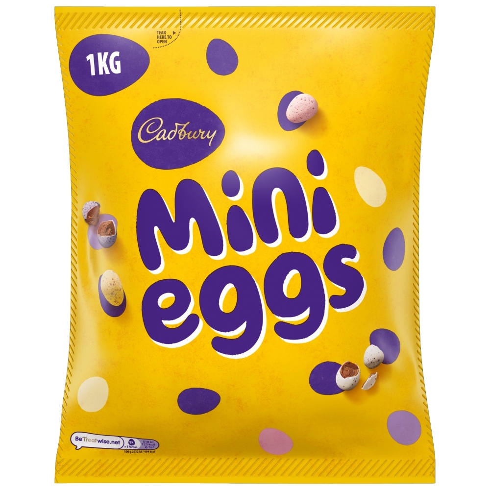 CADBURY MINI EGGS CHOCOLATE BAG 1KG-EASTER