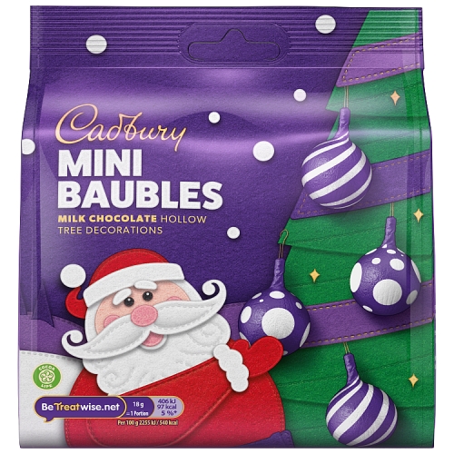 CADBURY TREE DECORATIONS 72G-XMAS