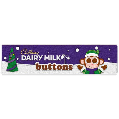 CADBURY BUTTONS TUBE 72G-XMAS