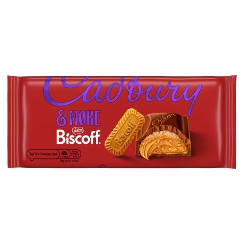 CADBURY DAIRY MILK MORE BISCOFF 195G