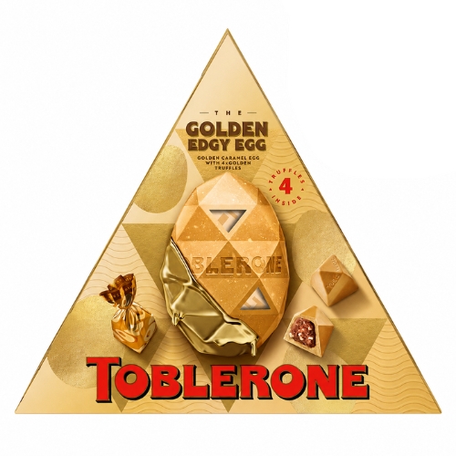 TOBLERONE GOLD TRUFFLE EGG 258G-EASTER