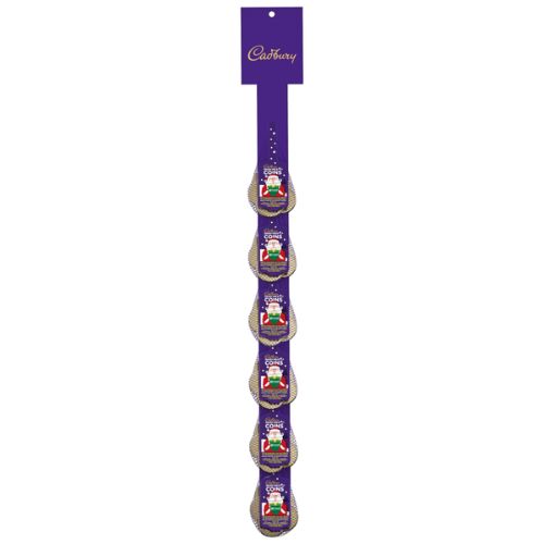 CADBURY DAIRY MILK COIN NET CLIPSTRIP 70G-XMAS