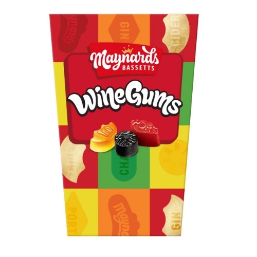 MAYNARDS BASSETTS WINE GUMS SWEETS CARTON 350G