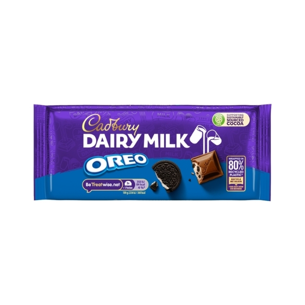 CADBURY DAIRY MILK WITH OREO CHOCOLATE BLOCK 120G