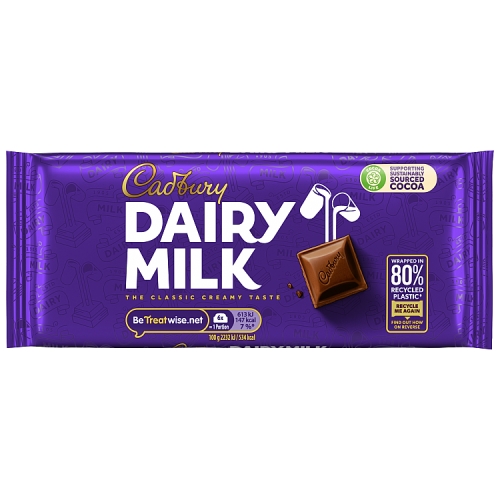 CADBURY DAIRY MILK CHOCOLATE BLOCK 110G