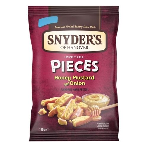 SNYDER'S PRETZEL PIECES HONEY MUST & ONION 110G