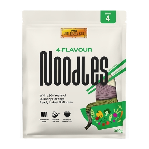 LEE KUM KEE 4 COLOUR NOODLES 6X 360G