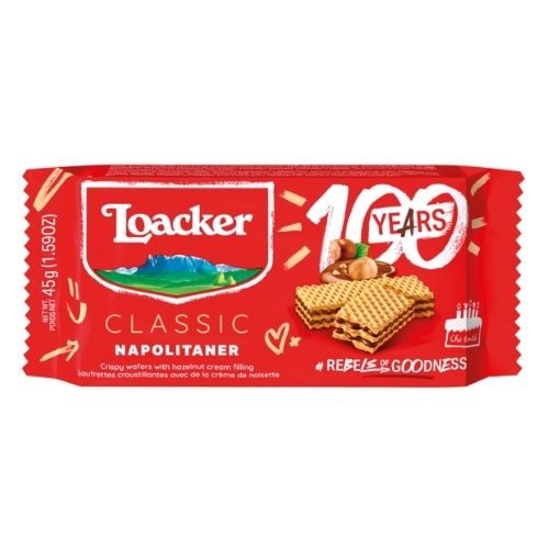 LOACKER NAPOLITANER WAFER 45G