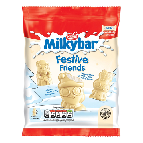 MILKYBAR FESTIVE FRIENDS POUCH 57G-XMAS