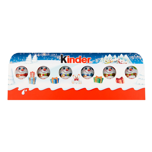 KINDER MINI FIGURES 6PK 15G-XMAS