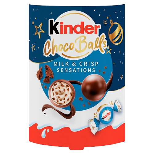 KINDER MILK CHOCO BALLS 90G-XMAS