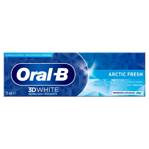 ORAL-B 3D WHITE TOOTHPASTE ARCTIC 75ML