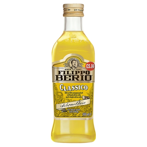 FILIPPO BERIO CLASSICO OLIVE OIL £5.99 PMP 500ML