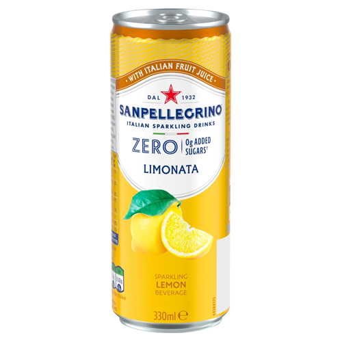 SAN PELLEGRINO LIMONATA ZERO CAN 330ML