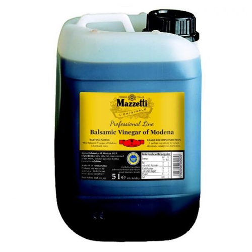 MAZZETTI BALSAMIC VINEGAR 1 LEAF 5L