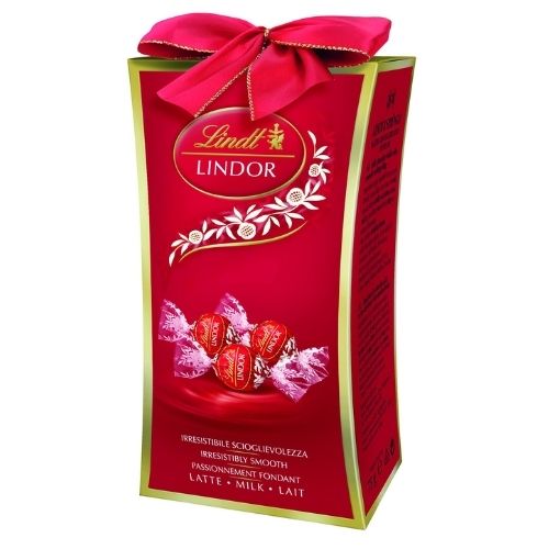 LINDT LINDOR MILK PILLAR 75G-XMAS