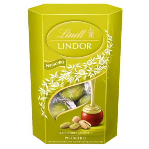 LINDT LINDOR PISTACHIO CORNET 137G-XMAS