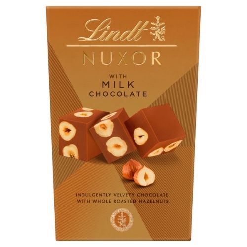 LINDT NUXOR WITH MILK CHOCOLATE BOX 150G