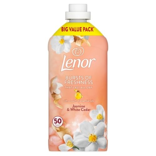 LENOR FABRIC CONDITIONER 50W JASMINE & WHITE CEDAR 1.65L