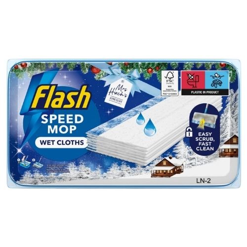 FLASH SPEEDMOP FLOOR CLEANER WET CLOTH ALPINE ESCAPE REFILLS 24S
