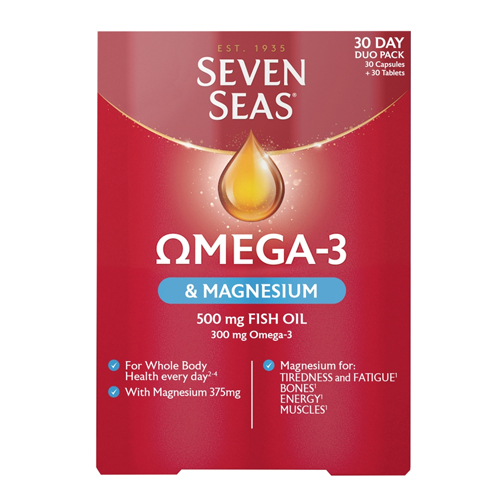 SEVEN SEAS OMEGA 3 + MAGNESIUM - 30 DAY DUO PACK