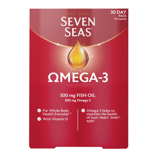 SEVEN SEAS OMEGA 3 + VITAMIN D - 30S