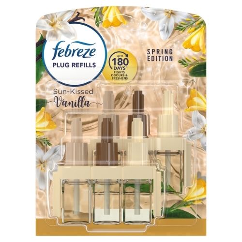 FEBREZE 3VOLUTION AIR FRESHENER PLUG IN REFILL TWIN PACK VANILLA COOKIE 20ML