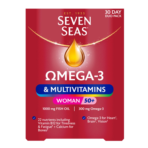 SEVEN SEAS OMEGA 3 & MULTIVITAMIN (WOMAN 50+) - 30PK
