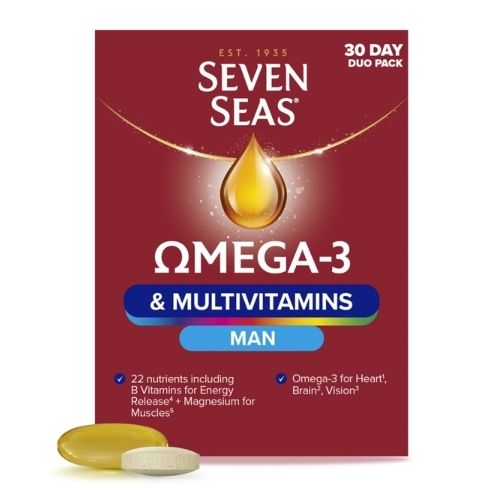 SEVEN SEAS OMEGA 3 & MULTIVITAMINS (MAN) - 30PK