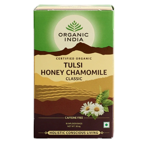 ORGANIC INDIA TULSI HONEY CHAMOMILE  CLASSIC 18S