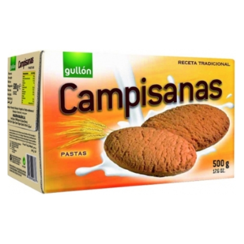 GULLON PASTAS COCONUT CAMPISANA BISCUITS 500G