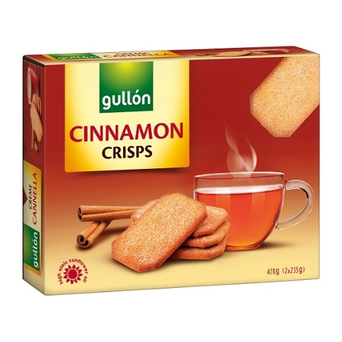 GULLON CINNAMON CRISPSTRADITIONAL TOASTED BISCUITS 470G