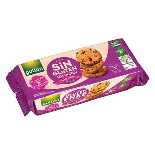 GULLON GLUTEN FREE NAS CHOC CHIP COOKIE 130G