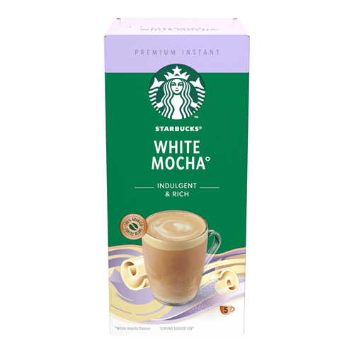 STARBUCKS WHITE MOCHA INDULGENT & RICH 5SAC 120G