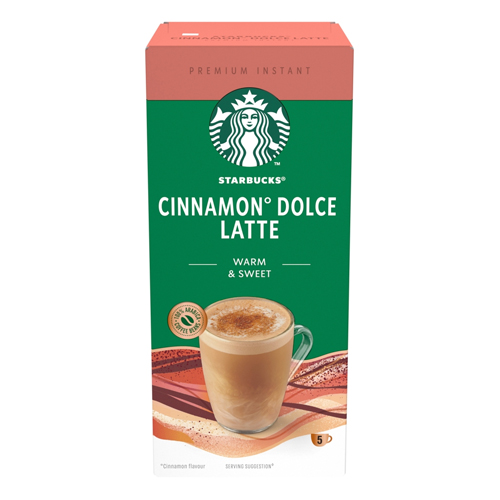 STARBUCKS CINNAMON DOLCE LATTE SACHETS 117.5G