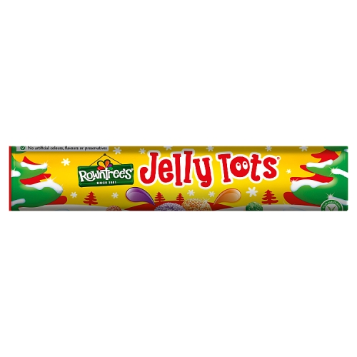 ROWNTREES JELLY TOTS GIANT TUBE 115G-XMAS
