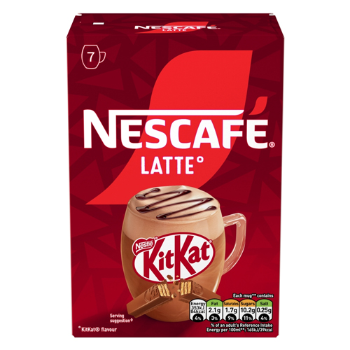 NESCAFE KITKAT LATTE INSTANT COFFEE 7SAC 147G