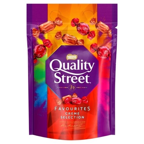 QUALITY STREET MIXED CREME POUCH 281G-XMAS