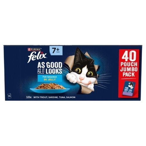 FELIX AGIL LOOKS SENIOR FISH 40X85G