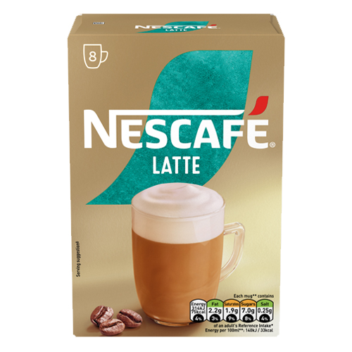 NESCAFE LATTE INSTANT COFFEE 7SAC 126G