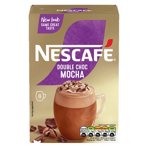 NESCAFE DOUBLE CHOC MOCHA INSTANT COFFEE 7SAC 146.3G