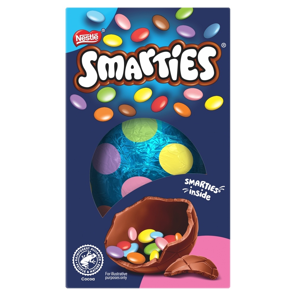 SMARTIES MILK CHOCOLATE SMALL EASTER EGG 100G-EASTER